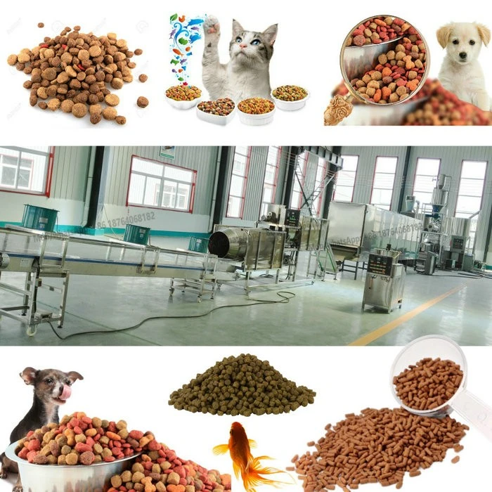 Dry Dog Cat Fish Pet Food Making Process Line